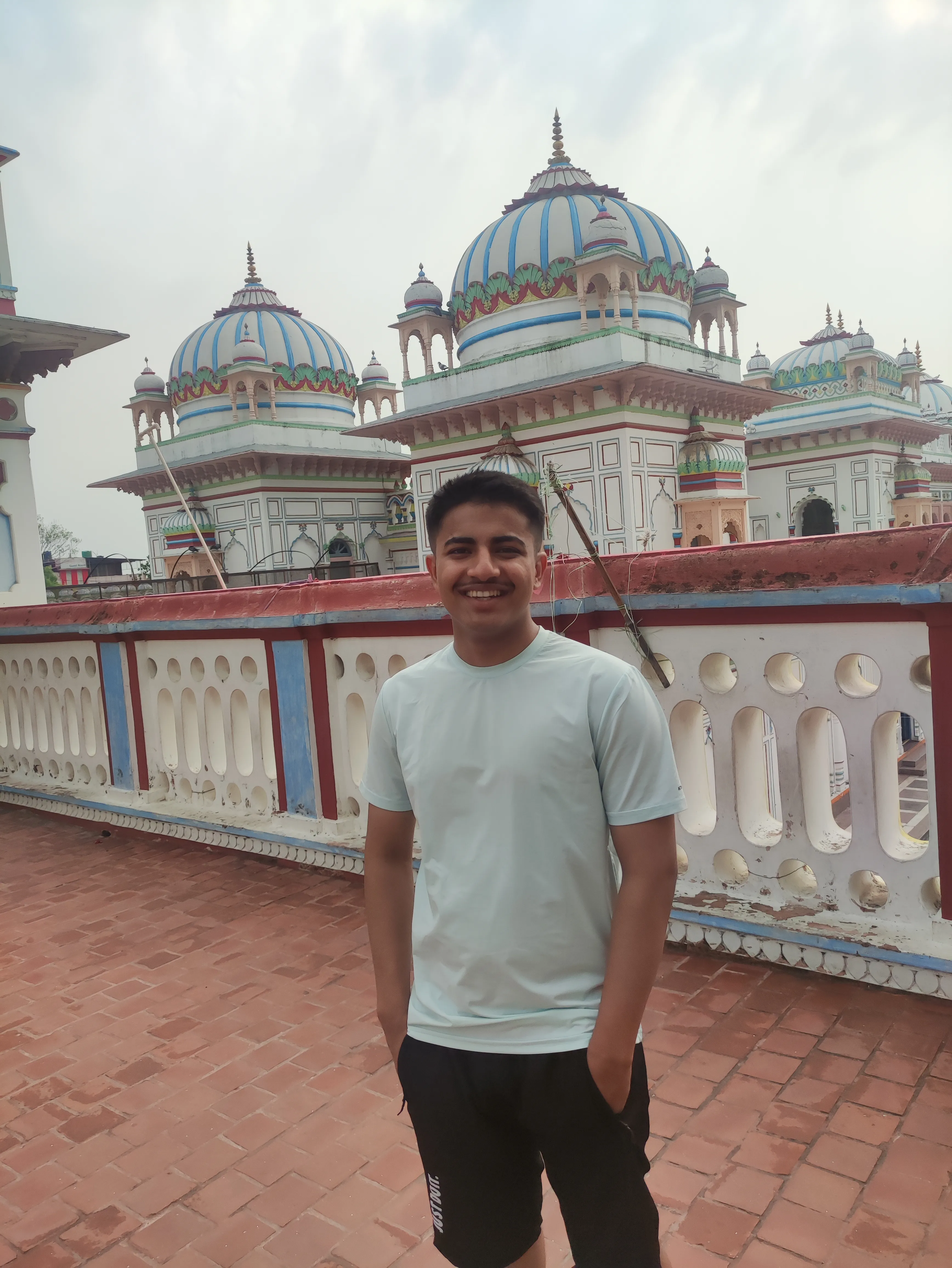 picture of me in Janaki Mandir